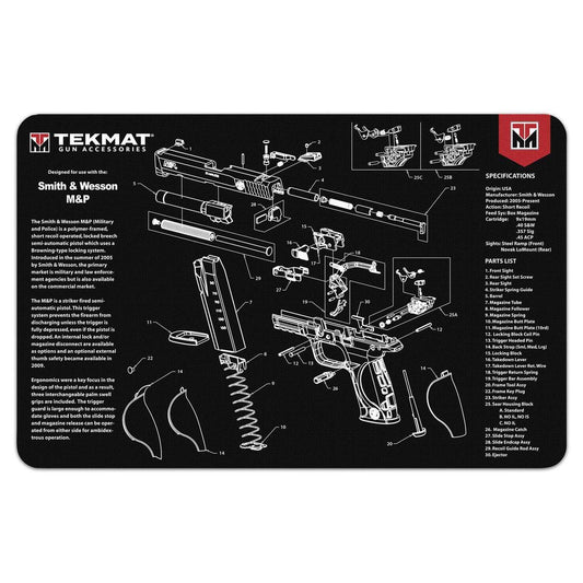 TekMat Pistol MAT S&W M&P BLK